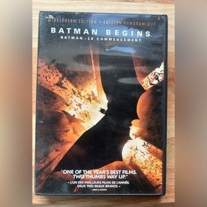 🆓Free with purchase!🦇Batman Begins Movie DVD 2005 🍿